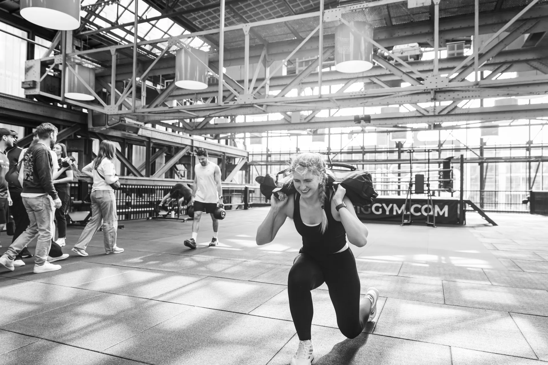 Big Gym opening Amsterdam Werkspoor hal foto