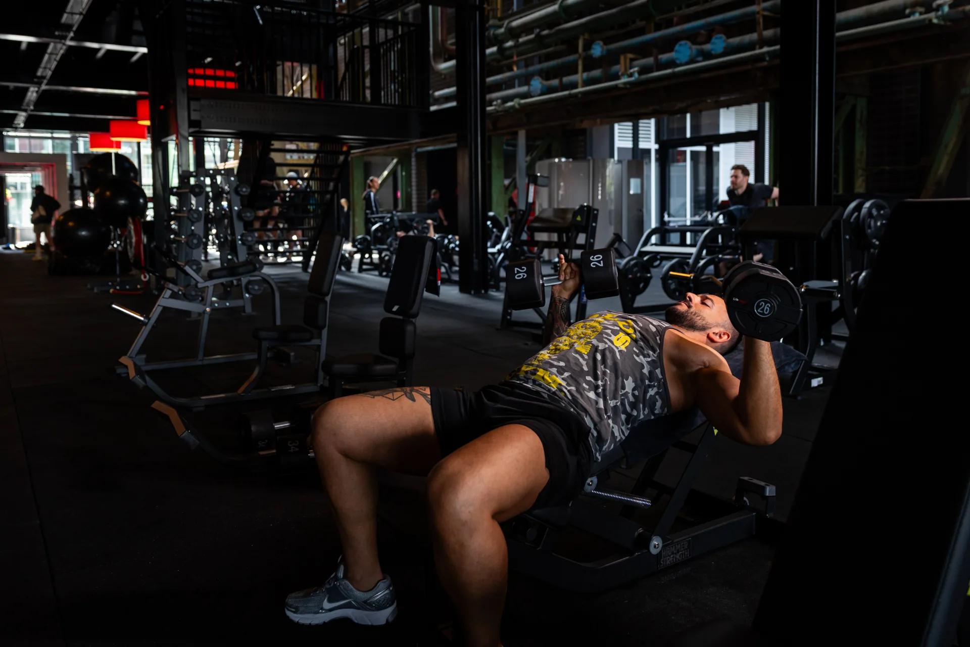 Big Gym opening Amsterdam Werkspoor hal foto