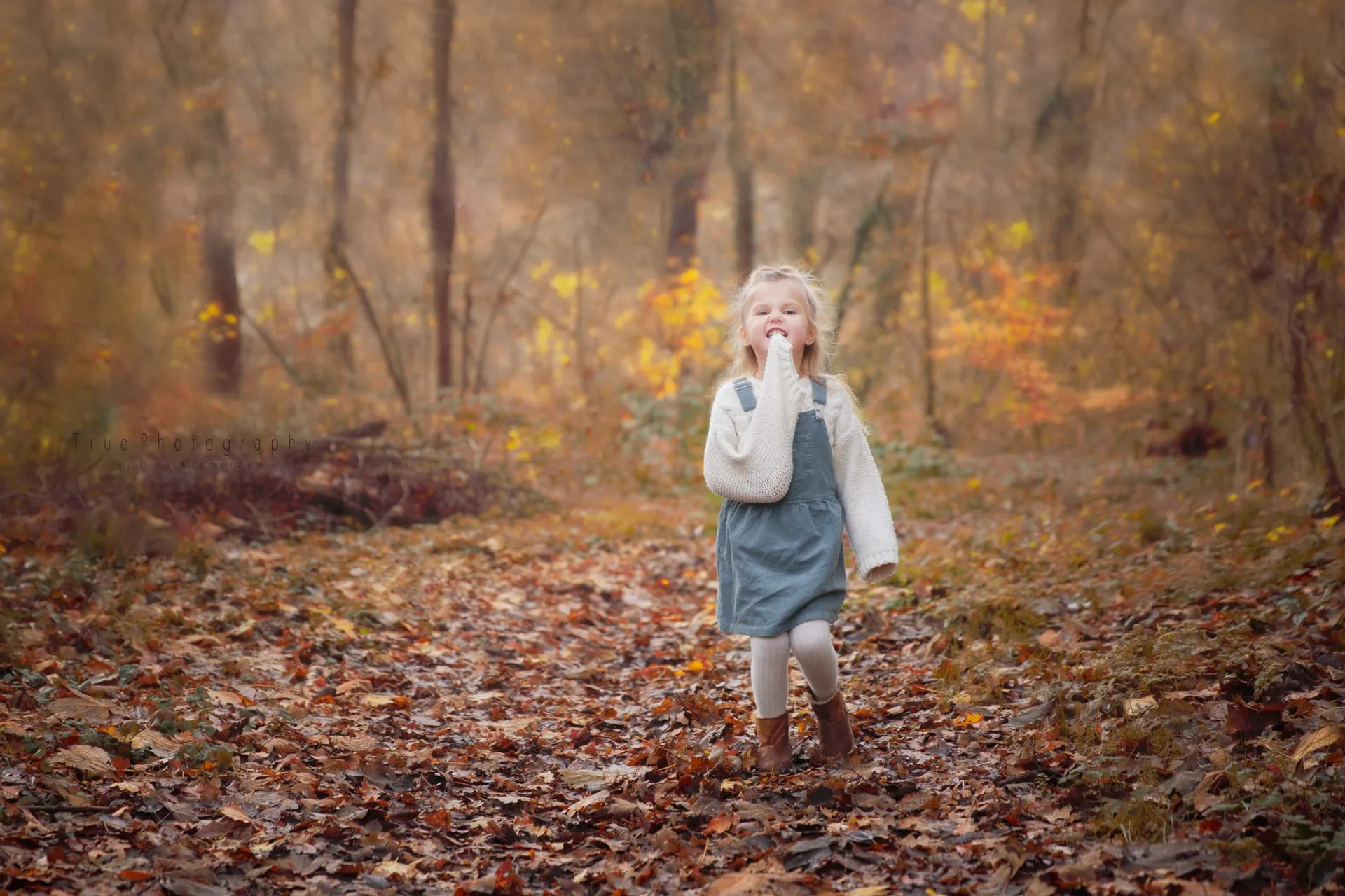 Herfst shoot met Finley foto